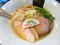 「【限定】比内地鶏の塩中華そば（850円）」@麺や 虎徹の写真