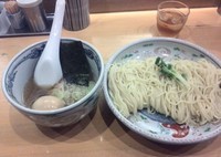 「塩つけ麺（大盛り）+味玉」@らーめん いまるやの写真