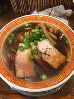 「中華そば600円＋替玉100円」@麺や 西やの写真