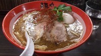 「味噌そば+味玉(クーポンサービス)」@麺や でこの写真