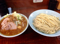 「小つけ麺 温盛 450g ¥900」@立川マシマシの写真