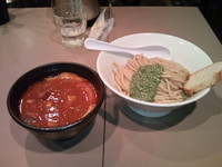 「海老トマトつけ麺肉入り」@つけ麺 五ノ神製作所の写真