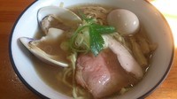 「【限定】蛤生揚げ醤油そば ￥750」@麺屋 むじゃきの写真