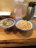 「濃厚つけ麺　肉入　もっちり麺」@道玄坂マンモスの写真