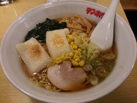 「【限定】焼きもち醤油ラーメン　（麺大盛り）」@テンホウ 松本渚店の写真