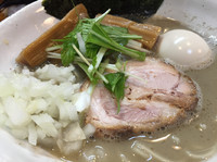 「☆らーめん お塩 メンマ、星。玉トッピング☆」@いのうえの写真