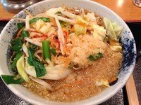 「ピリ辛野菜そば【480円】」@しぶそば 菊名店の写真