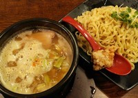 「濃厚強火炊きつけめん　840円」@鶏と魚だしのつけめん哲 御徒町店の写真