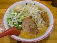 「味噌ラーメン（750円）＋半熟味付玉子（100円）」@きら星の写真