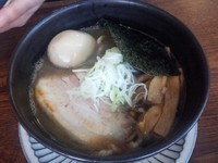 「味玉男煮干しラーメン800円」@拉麺二段の写真