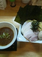 「桜姫鶏の塩つけ麺（全部のせ）」@らーめん 空王士の写真