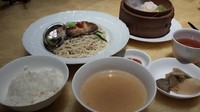 「限定ランチ　あわびつけ麺チョイス　2300円」@ふかひれ・あわび・伊勢えび専門店 美麗華の写真