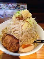 「「限定」背脂にんにくラーメン」@武将の写真