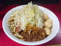 「蓮エビ小ラーメン+うずら（900円+100円）」@蓮爾 登戸店の写真