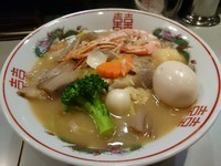 「【新春限定】海老だし味噌らぁめん～けんちん仕立て～850円＋」@中華蕎麦 瑞山（ZUIZAN）の写真