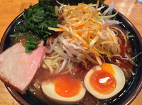 「ネギ玉ラーメン 麺固め」@渋谷らーめん友喜の写真