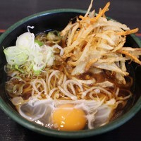 「朝そば（玉子）（￥300）」@ゆで太郎 南青山一丁目店の写真