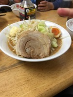 「ラーメン（味噌）並、ニンニク、カラメ」@びんびん豚の写真