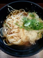「天ぷらそば」@えきそば 姫路駅店の写真