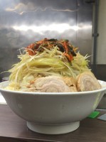 「大ラーメン・ネギ・ニラキムチ（920円）」@ラーメン二郎 横浜関内店の写真