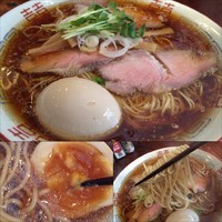 「味玉中華そば 850円＋ 大盛り150円」@中華そば しば田の写真