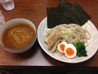 「マサラつけ麺 全部のせ+白飯」@梵の写真