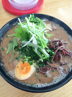 「野菜 魚粉豚骨ラーメン」@豚骨ラーメン 新井商店の写真