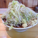 小ラーメン(野菜ちょい増し、ニンニク少し、ショウガ少し)