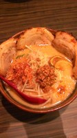 「北海道味噌漬け炙りチャーシュー麺￥980＋税」@麺場 田所商店 松戸六高台店の写真