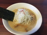 「ねぎらーめん(780円)＋ライス(100円)」@麺屋 蓮花の写真