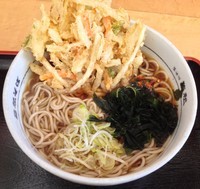 「かき揚げそば（￥380）」@名代 箱根そば 大和店の写真