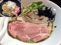 「【限定】 濃厚そば 780円 + 和え玉（醤油） 150円」@麺処 晴の写真