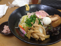 「睦月の一杯 餡掛け揚げ蕎麦Ｓ」@MENYA 食い味の道有楽の写真