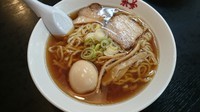 「醤油ラーメン」@喜多方ラーメン 来夢 会津若松駅前店の写真