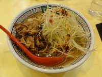 「炙り豚しゃぶラーメン」@どうとんぼり神座 長吉店の写真