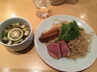 「鴨つけそば」@紫 くろ㐂の写真