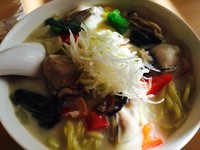 「オイスターチャウダーラーメン」@濃厚ラーメン じゅんの写真