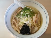 「軍鶏そば_塩【数量限定】」@とり麺や五色の写真