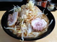 「三○五郎ラーメン(全増し)+トッピング-880円」@めんや 参○伍の写真
