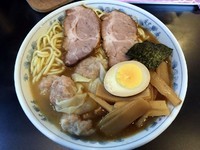 「わんたんメン+メンマ(1,030円)」@麺屋 ごとうの写真