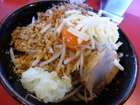 「ミニまぜ＋とろけるチーズ」@麺屋 桐龍の写真