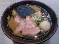 「黒 真空蕎麦 味玉チャーシュー＋白飯」@喜乃壺の写真