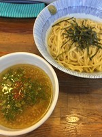 「Aセット（淡麗塩つけ麺、豚丼）」@塩つけ麺 灯花の写真