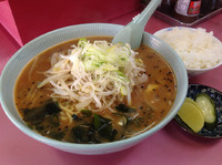 「みそラーメン（大盛り）Cセット760円＋70円」@どさん子大将 厚木店の写真