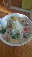 「オイスターチャウダーラーメン　８００円」@濃厚ラーメン じゅんの写真