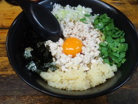 「台湾まぜそば(並盛り)750円・かなり辛め」@知ったかぶりのブタの写真