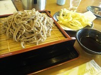 「田舎10割そば　1000円+かきあげ280円」@そば処 倉乃の写真