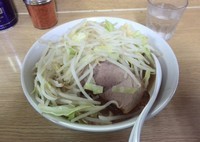 「ラーメン（野菜少なめ・にんにく）」@ラーメン二郎 栃木街道店の写真