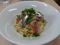 「鰯そば(和えそば) 390円」@中華そば よしかわの写真