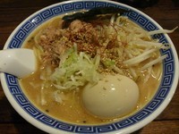 「味噌豚そば （大）　＋味玉：サービス券」@豚そば 頂の写真